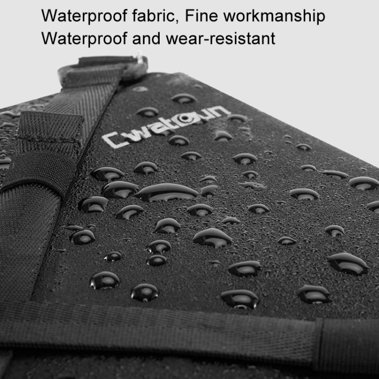 Cwatcun D113 Shoulder Leisure Camera Bag Waterproof High Capacity Outdoor Travel Photography Bag, Color: Small Black