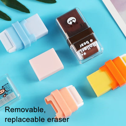 4pcs /Set M＆G Double-Ended Rolling Eraser Cartoon Student Painting Homework Eraser(AXP963GX)