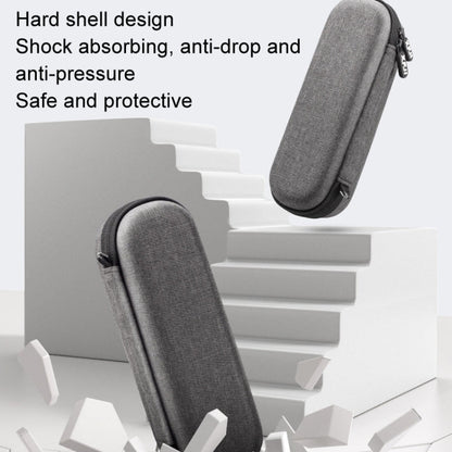 Pour DJI Osmo Pocket 3 XFJI Boîte de rangement Étanche Antichoc Mini Sac à main Accessoires (Gris foncé)
