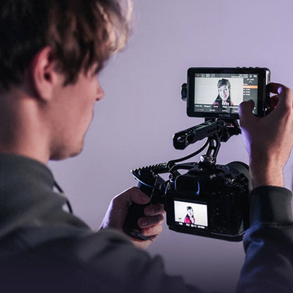 Moniteurs de studio pour appareil photo VILTROX DC550 à bouton-poussoir de 5,5 pouces Moniteur de réalisateur 4K HDMI 3D LUT