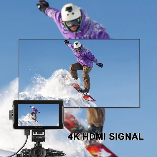 VILTROX DC550 Pro 5.5 Inch Camera Studio Monitors 4K HDMI 3D LUT Director Monitor