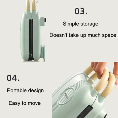 2 In 1 YIDPU Multifunctional Family Breakfast Maker Light Diet Sandwich Waffle Baker, CN Plug(Green)