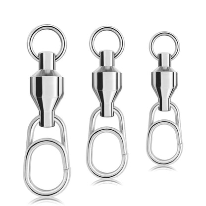 5pcs /Pack PROBEROS DAC006 Lure Baits 8-Type Rings Connector High-Speed Bearing Swivel Oval Pin Fishing Gear Accessories, Length: 25mm
