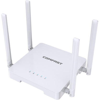 COMFAST CF-N1 V2  300Mbps WIFI4 Wireless Router With 1 Wan + 4 Lan RJ45 Ports,EU Plug