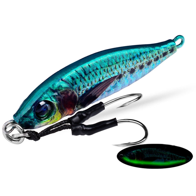 PROBEROS Leurre de pêche LF136 3D Imitation peinte Leurre longue portée pour la pêche en eau douce, pour basse et perche, Taille : 60g (Couleur A)
