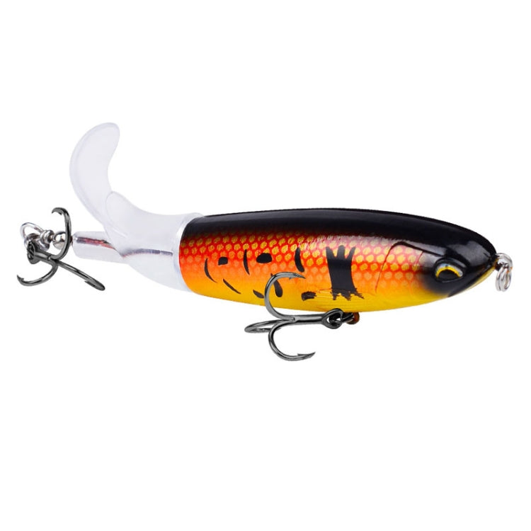 PROBEROS DW601 360 Degree Rotating Propeller Lures Topwater Tethered Tractor Floating Fake Fish Bait, Size: 11.5cm/16.5g(Color B)
