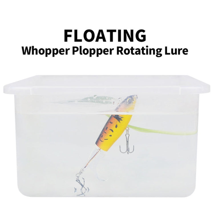 PROBEROS DW601 360 Degree Rotating Propeller Lures Topwater Tethered Tractor Floating Fake Fish Bait, Size: 14.5cm/32.5g(Color B)