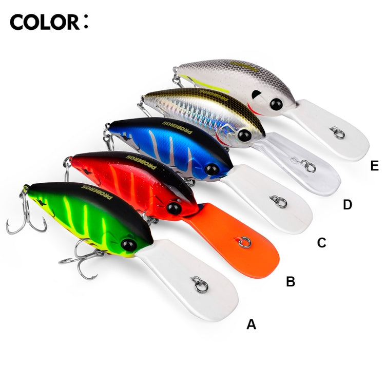 PROBEROS DW574 Bait Floating Rock Plastic Lure Small Fatty Fish Fake Bait Fishing Tackle, Size: 12.5cm/24.5g(Color A)