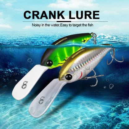 PROBEROS DW574 Bait Floating Rock Plastic Lure Small Fatty Fish Fake Bait Fishing Tackle, Size: 12.5cm/24.5g(Color A)