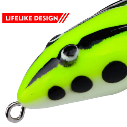 PROBEROS FR038 Simulation Thunderfrog Lure Fake Lure Blackfish Bait Converted Thunderfrog Soft Bait, Size: 5g/4cm(Color B)