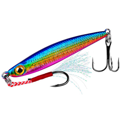 PROBEROS LF127 Leurre Longue Portée Petit Bas de Ligne Pêche Bar Eau Douce Spinnerbait Fauvette, Taille : 7g (Couleur A)
