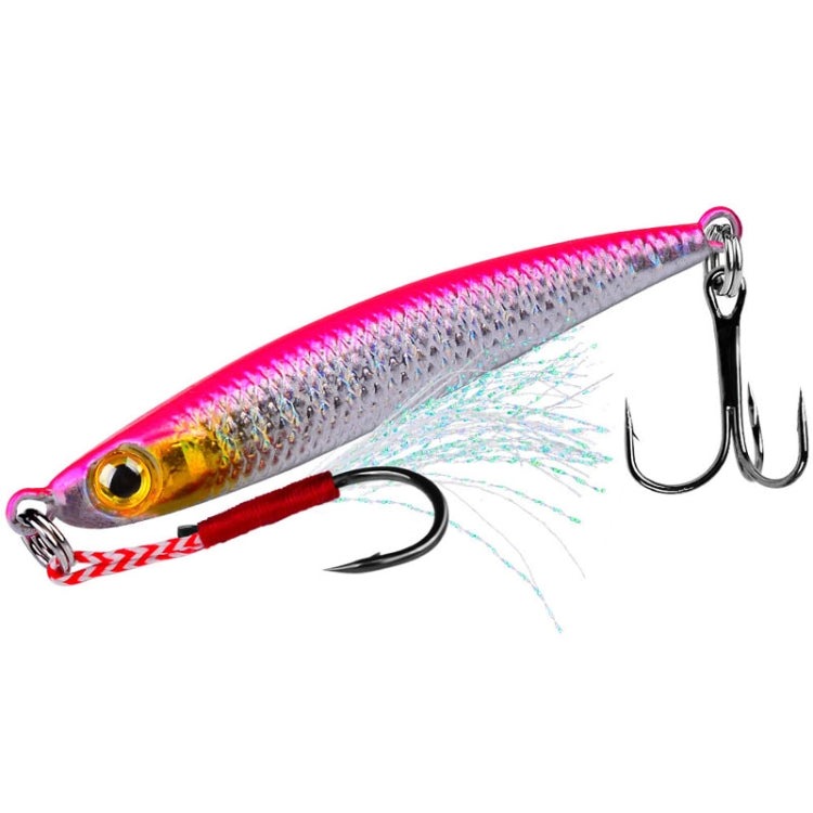 PROBEROS LF127 Leurre de lancer long petit bas de ligne, pêche au bar en eau douce, spinnerbait, Taille : 30g (Couleur D)