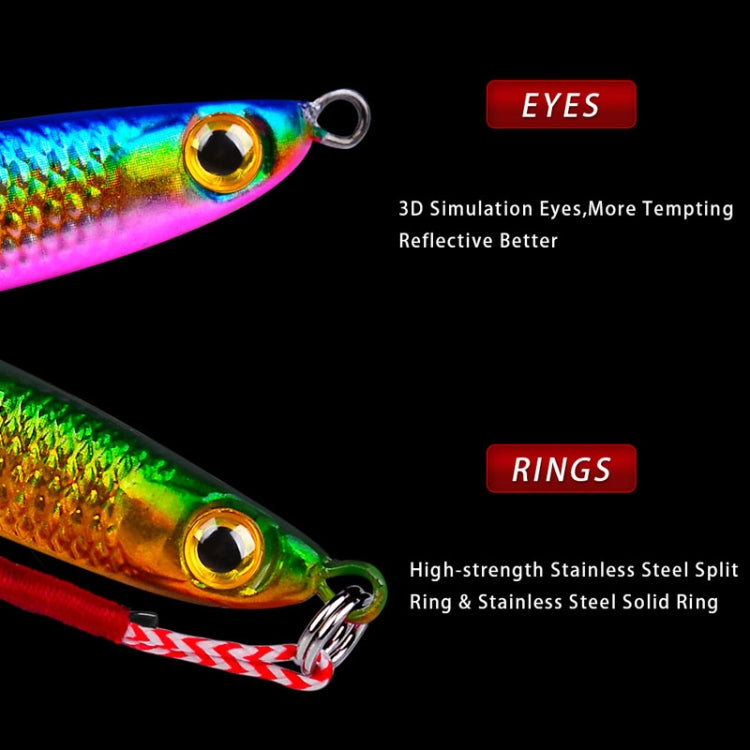 PROBEROS LF127 Long Casting Bait Small Leader Freshwater Sea Bass Fishing Warbler Spinnerbait, Size: 20g(Color A)