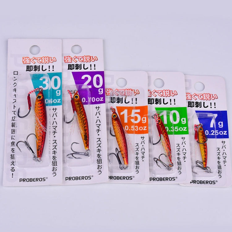 PROBEROS LF127 Long Casting Bait Small Leader Freshwater Sea Bass Fishing Warbler Spinnerbait, Size: 20g(Color A)