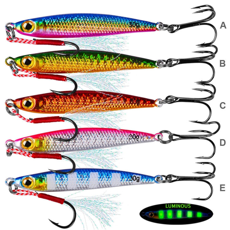 PROBEROS LF127 Long Casting Bait Small Leader Freshwater Sea Bass Fishing Warbler Spinnerbait, Size: 20g(Color A)