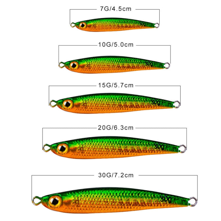 PROBEROS LF127 Long Casting Bait Small Leader Freshwater Sea Bass Fishing Warbler Spinnerbait, Size: 20g(Color A)
