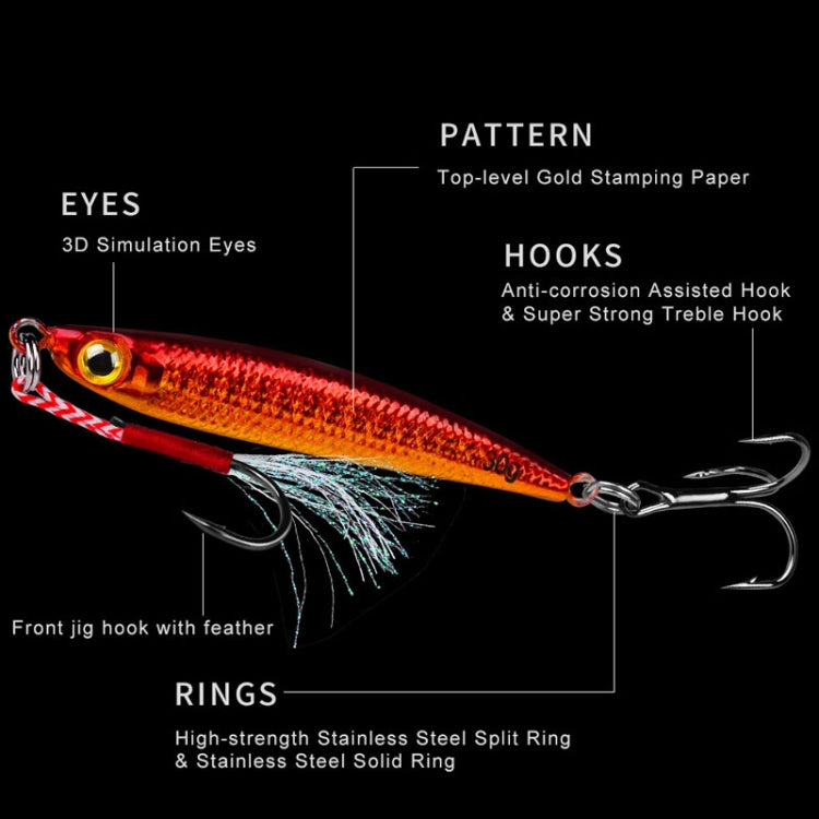 PROBEROS LF127 Long Casting Bait Small Leader Freshwater Sea Bass Fishing Warbler Spinnerbait, Size: 20g(Color A)