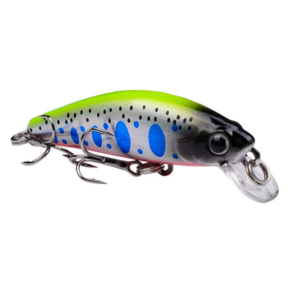 PROBEROS DW592 Sinking Minnow Lure Long Casting Fake Bait Bionic Plastic Hard Bait(Color E)