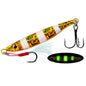 PROBEROS LF126 Leurre de pêche long casting en plomb, appâts de pêche en eau douce et mer, paillettes, Poids : 10 g (Couleur lumineuse A)