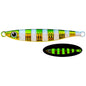 PROBEROS LF121 Fast Sinking Laser Boat Fishing Sea Fishing Lure Iron Plate Bait, Weight: 21g(Luminous Color A)