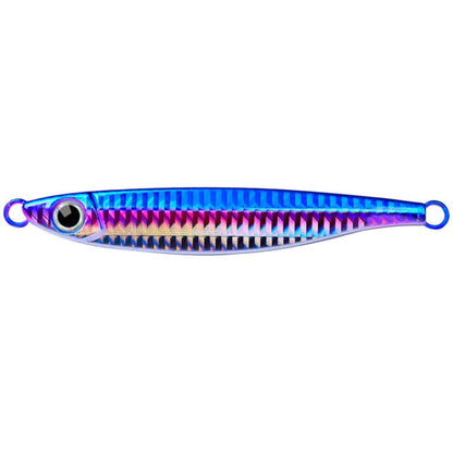 PROBEROS LF121 Fast Sinking Laser Boat Fishing Sea Fishing Lure Iron Plate Bait, Weight: 21g(Color B)