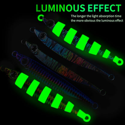 PROBEROS LF121 Fast Sinking Laser Boat Fishing Sea Fishing Lure Iron Plate Bait, Weight: 14g(Color B)