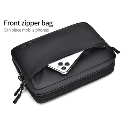 WEIXIER W128 Men Messenger Bag Outdoor Multifunctional Waterproof Wear-Resistant Shoulder Bag(Grey)