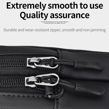 WEIXIER W128 Men Messenger Bag Outdoor Multifunctional Waterproof Wear-Resistant Shoulder Bag(Grey)