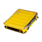 PROBEROS H1000 Boîte à leurres double face Étui de rangement portable double couche pour accessoires d'appâts, Style : Modèle B (Jaune)