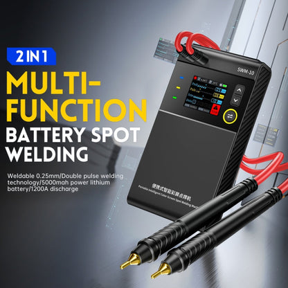 Mini soudeuse par points portative FNIRSI pour feuilles de nickel de batterie au lithium de téléphone portable (SWM-10)