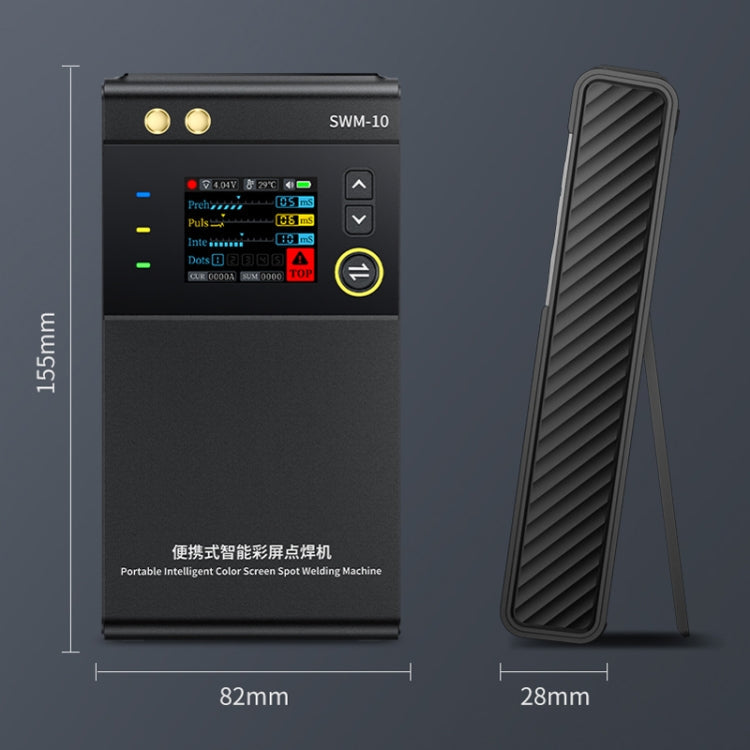 Mini soudeuse par points portative FNIRSI pour feuilles de nickel de batterie au lithium de téléphone portable (SWM-10)