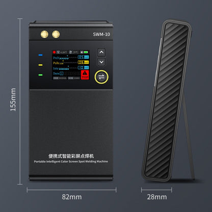 Mini soudeuse par points portative FNIRSI pour feuilles de nickel de batterie au lithium de téléphone portable (SWM-10)