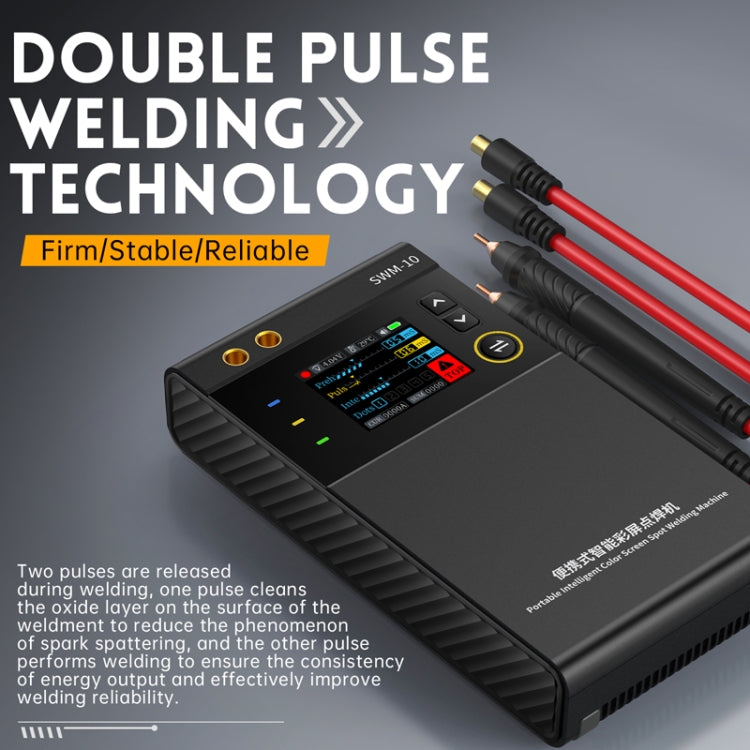 Mini soudeuse par points portative FNIRSI pour feuilles de nickel de batterie au lithium de téléphone portable (SWM-10)