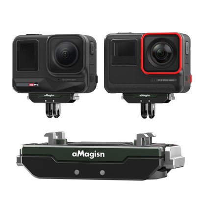 For Insta360 Ace / Ace Pro / X5 aMagisn Metal Magnetic Quick Release Sports Camera Accessories