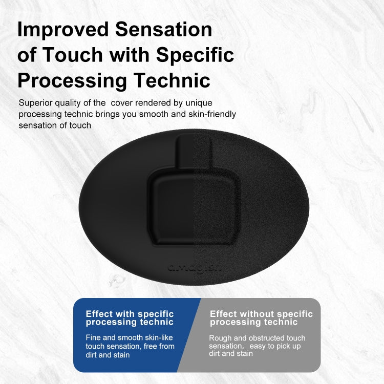 For DJI Osmo Pocket 3 aMagisn Desktop Silicone Base Car Sports Camera Accessories(Base+Double-sided Glue)