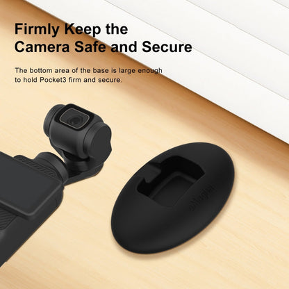 For DJI Osmo Pocket 3 aMagisn Desktop Silicone Base Car Sports Camera Accessories(Base+Double-sided Glue)