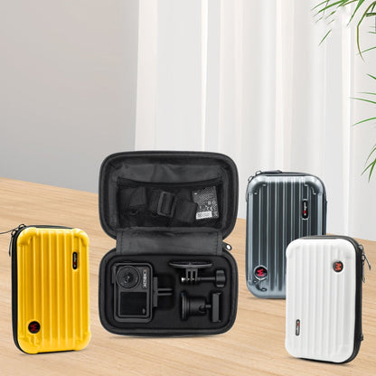 For DJI Osmo Action 4 / 3 aMagisn Small Organizer Bag Sports Camera Protective Accessories(Yellow)