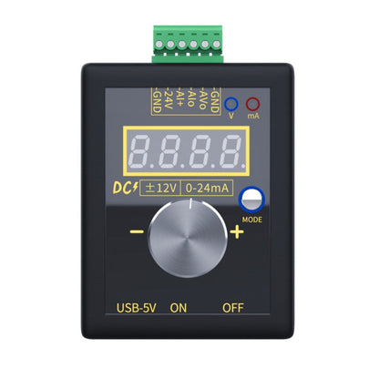 FNIRSI 0-12V/0-4-24mA Handheld Positive Negative Voltage Current Signal Generator(Without Battery)