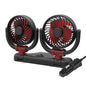 SUITU Car Foldable Cooling Fan Automobile Summer Temperature Reduction Fan, Model: Dual 24V Cigarette Lighter Energized