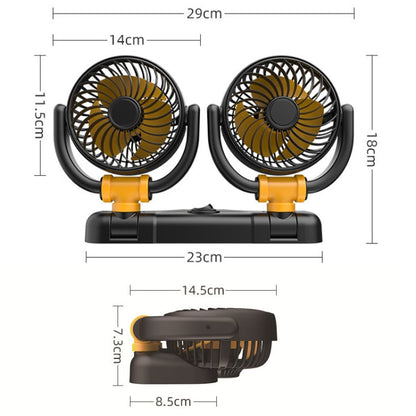 SUITU Ventilateur de refroidissement pliable pour voiture, ventilateur de réduction de la température estivale pour automobile, modèle : Simple, alimenté par USB 5 V