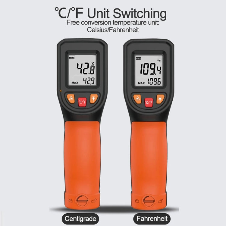 NJTY Digital Display High-Precision Infrared Thermometer For Bakery Kitchen Industry, Spec: T400A (Adjustable)