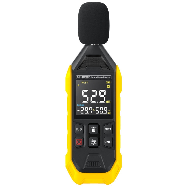 FNIRSI Noise Decibel Meter Home Volume Detector(Yellow)