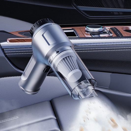 SUITU ST-6651 Automotive Charging Dust Removal Blower Car Brushless Vacuum Cleaner(Silver And Gray)