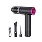 SUITU ST-6677 Aspirateur de voiture et domestique, petit, portable, sans balais, soufflant et aspirant, 2 en 1 (noir)