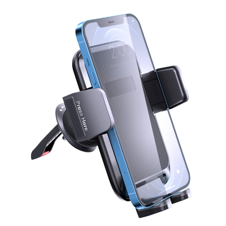 TRONWIN JY03 Support de Téléphone pour Grille d'Aération de Voiture Fixation pour Tableau de Bord (Noir)