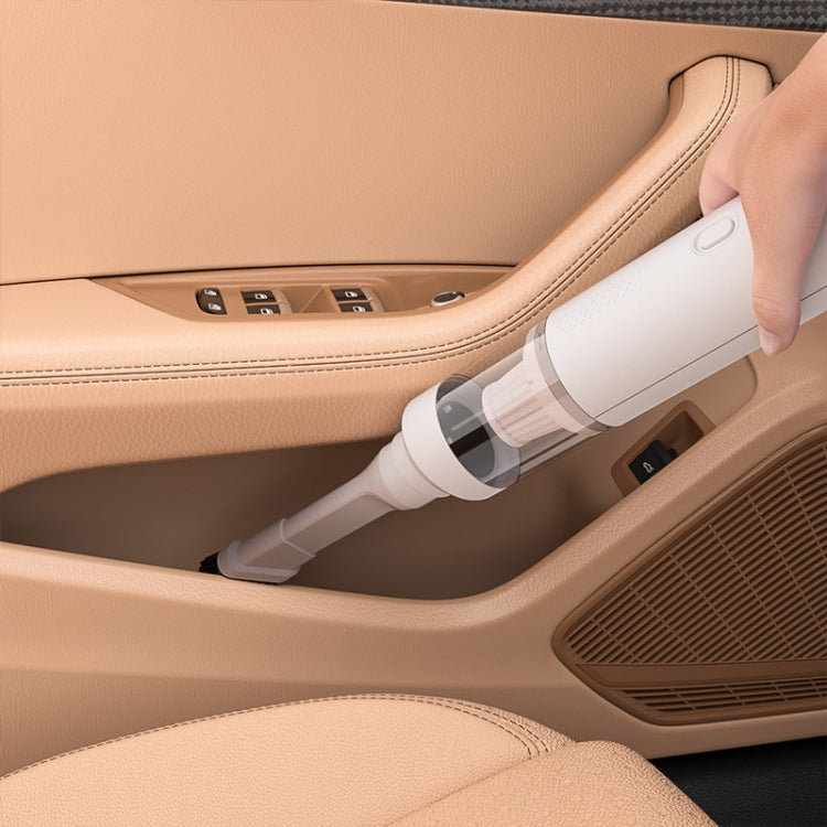 SUITU ST-6676 7pcs /Set Cordless Vehicle Vacuum Cleaner Home And Car Brushless Cylinder Blower(White)