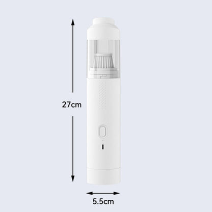 SUITU ST-6676 7pcs /Set Cordless Vehicle Vacuum Cleaner Home And Car Brushless Cylinder Blower(White)