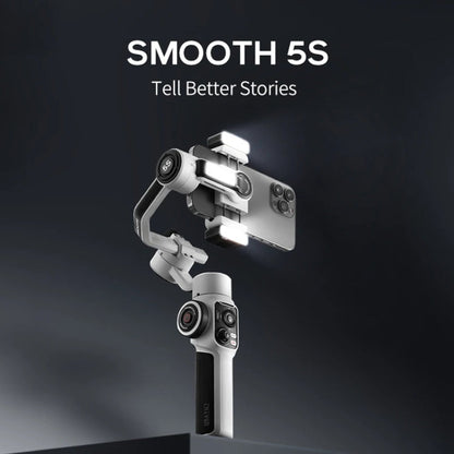 ZHIYUN Smooth 5S 3-Axis Smartphone Handheld Gimbals Stabilizer, Spec: Standard Black