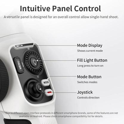 ZHIYUN Smooth 5S 3-Axis Smartphone Handheld Gimbals Stabilizer, Spec: Standard Black