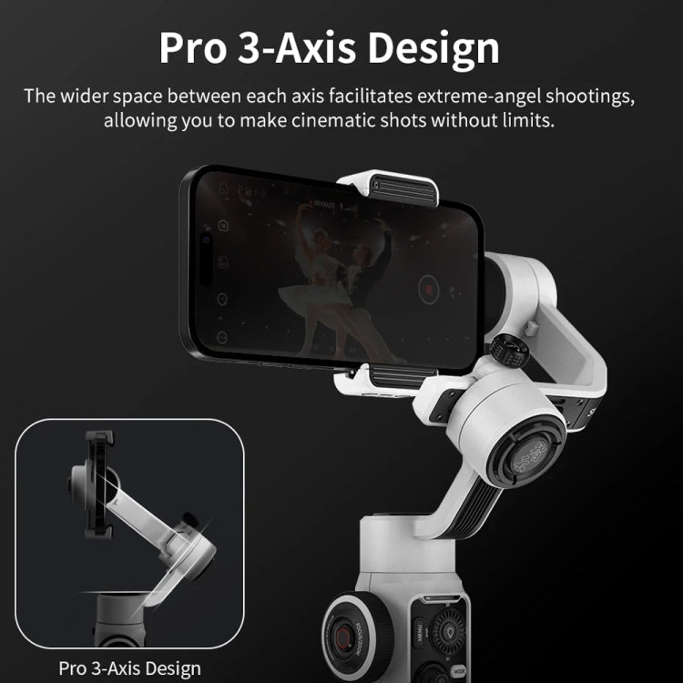 ZHIYUN Smooth 5S 3-Axis Smartphone Handheld Gimbals Stabilizer, Spec: Standard Black